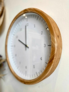 Reloj borde madera - comprar online