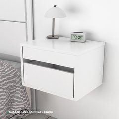 Mesa de luz M04 Blanca