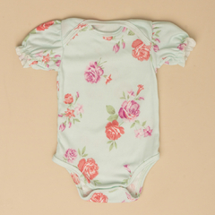 Body Julia fondo Aqua flores grandes - comprar online