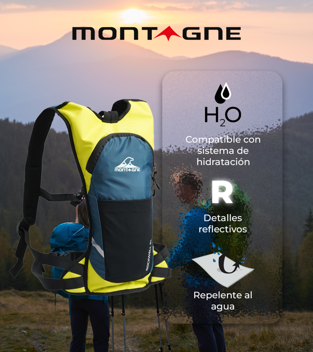 Mochila Montagne Rockwell 5 Lts