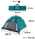 Carpa Montagne Atuel auto-armable 3P - tienda online