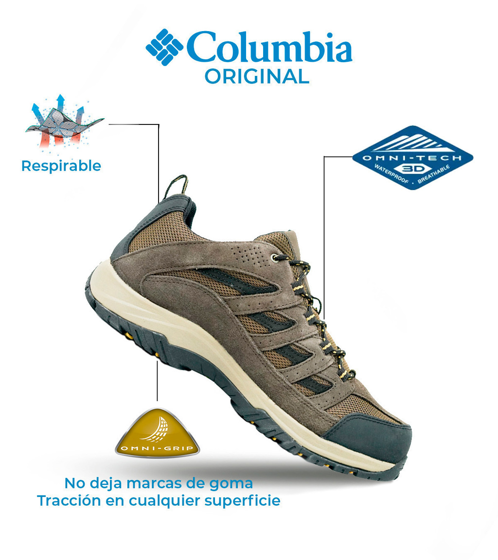 Columbia Zapatillas de senderismo Crestwood para hombre