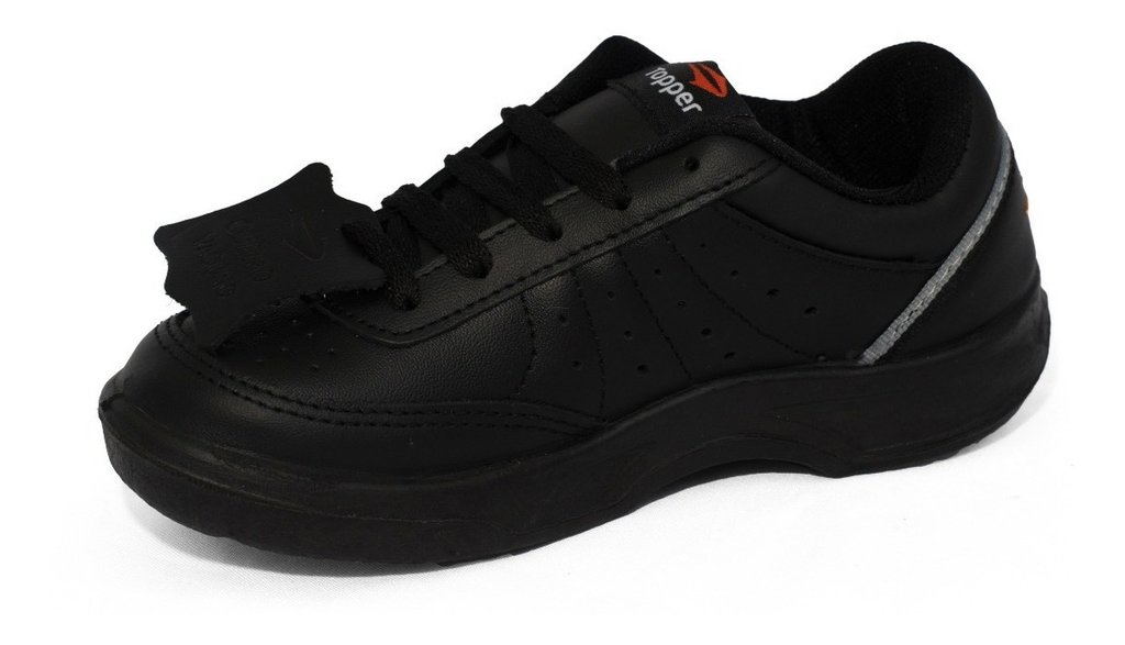 Zapatillas Cuero Topper Colegial Xforcer Negro