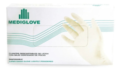 Guantes latex Mediglove x100 S-M-L