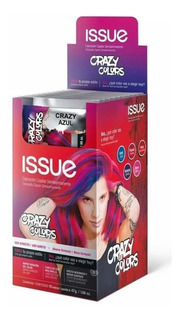 ISSUE CRAZY COLORS SACHET 47G CAJA X10U.