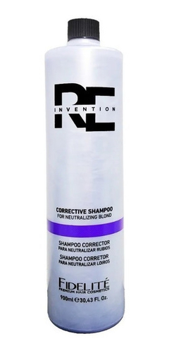 Fidelite Shampoo Matizador Violeta Corrector Rubios 900 Ml