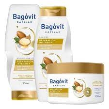 Bagovit combo shampoo + acondicionador + crema tratamiento rep. intensa