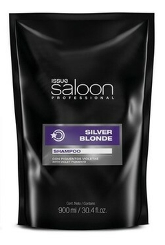 Shampoo Issue saloon Matizador Violeta Silver Blonde 900 Ml