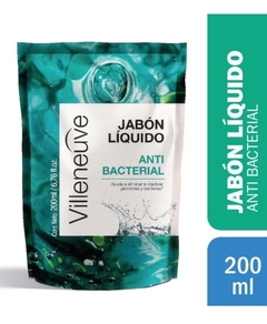 VILLENEUVE JABON LIQUIDO X200 ANTIBACTERIAL SACHET