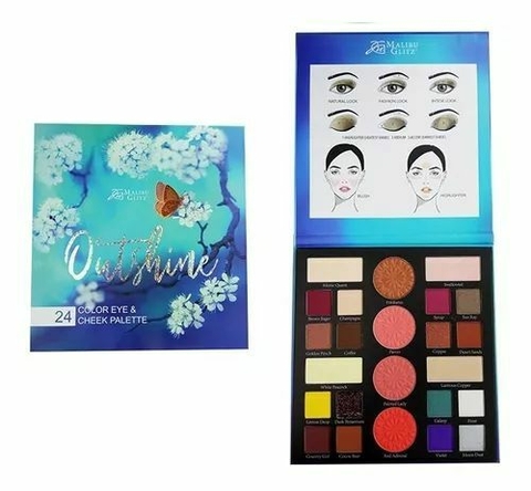 Set sombras malibu glitz 24 colores