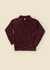 Sweater cuello polo CRUDO CLARO - tienda online