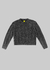 Sweater Trenza Crop Stonewashed en internet