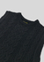 CHALECO CROP INGLES BLACK - El club del sweater