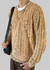 Sweater Trenza stonewashed TOSTADO