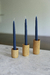 set de 03 candelabros abrulka & 3 velas verdes - tienda online