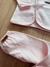 Ajuar malibu liso 3 piezas rosa bebé Art - 537 en internet