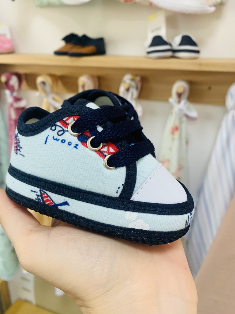 Zapatillas con cordon No caminantes Art estampada