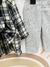 Vestido manga larga escoses Art 505 - base beige - comprar online