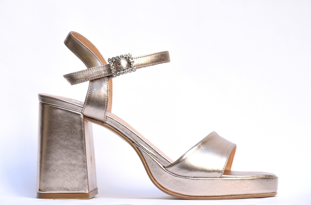 Sandali color platino cheap