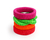 Combo de Braceletes Rosa Shock e Verde