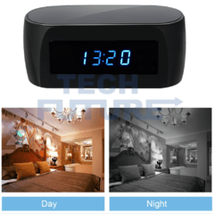 Cámara Oculta Wifi Reloj Tipo Despertador para Grabar con Memoria 64 GB - comprar online