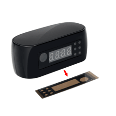 Cámara Oculta Wifi Reloj Tipo Despertador para Grabar con Memoria 64 GB - Techfuture