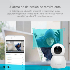 Mini Camara IP Wifi Inalambrica Motorizada Hd Smart P2P - Techfuture