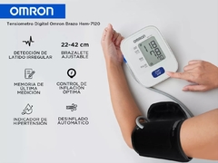 Tensiómetro Monitor Presión Arterial Digital Omron Hem-7120 - comprar online