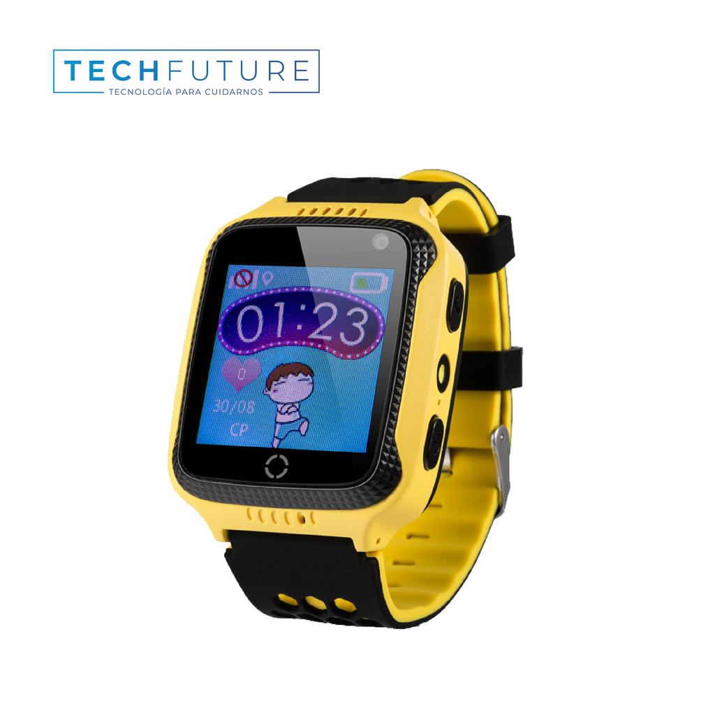 Reloj GPS, Teléfono, 4G, Botón de SOS, juvenil, malla desmontable  transparente