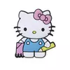 Aplique Hello Kitty Escolar Caderno Rosa emborrachado (3un)