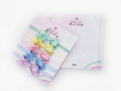 Cartela Faixa Holográfica Frente e Verso Cand Color Feiro com Amor 18x16cm papel 300g (10un)