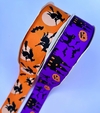 Gorgurão Estampado Hallowen Sanding 38mm mod23 (3 metros)