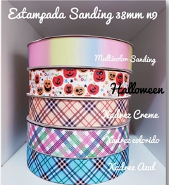 Gorgurão Estampado Sanding 38 mm n9 (3m)