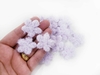 Florzinha Felpuda Glitter 3cm (3un) - comprar online