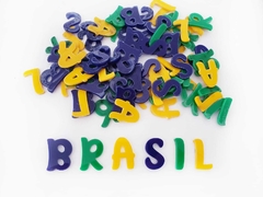 Aplique Letras Maiúscula Brasil (2,5cm) (1 un nome )