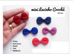 Mini Laço Crochê 4,5 cm (un) - comprar online