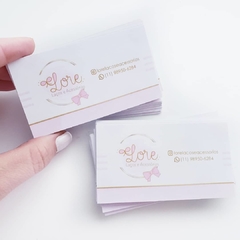 Cartão Visita Personalizado 9x5cm (frente e Verso) Papel 300g 100un