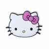 Aplique Rosto Hello Kitty emborrachado Lacinho rosa mod23 (3un)
