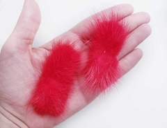 Pompom Retangular Bigode 7cm (un) - loja online