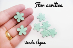 Flor Acrilica (un) - Fitas e Laços da Fê | 10x Sem Juros no Cartão de Crédito, Junte Pontos e Troque por Cashback