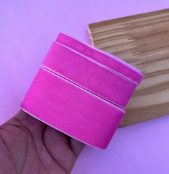 Kit Fita Veludo Sanding rosa cor11 - 3 Larguras (1 metro cada)