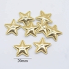 Mini Estrela Cintilante Dourada 2cm (kit 5un)