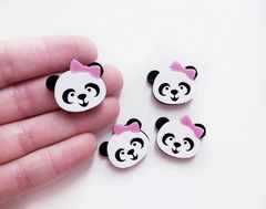 Urso Panda Acrilico 2x2,5cm (un)