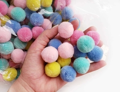 Pompom Bolinha 25mm Cand Corlors Sortidios (20un) - comprar online