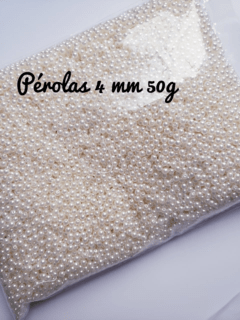 Pérolas Palha 4mm (50g)