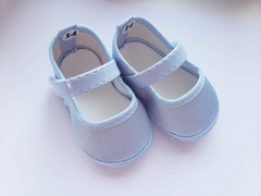 Sapatinho Bebê Azul bb (Par)