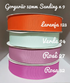 Gorgurão Sanding 38mm (5m) - Fitas e Laços da Fê | 10x Sem Juros no Cartão de Crédito, Junte Pontos e Troque por Cashback