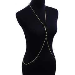 Body Chain Colar De Corpo Pérola - comprar online