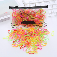 Bolsa Com Elástico De Cabelo com 500 Peças Multicolorido Ligas de Silicone na internet