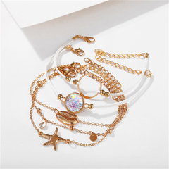 Kit com 5 Pulseiras Fundo do Mar - loja online